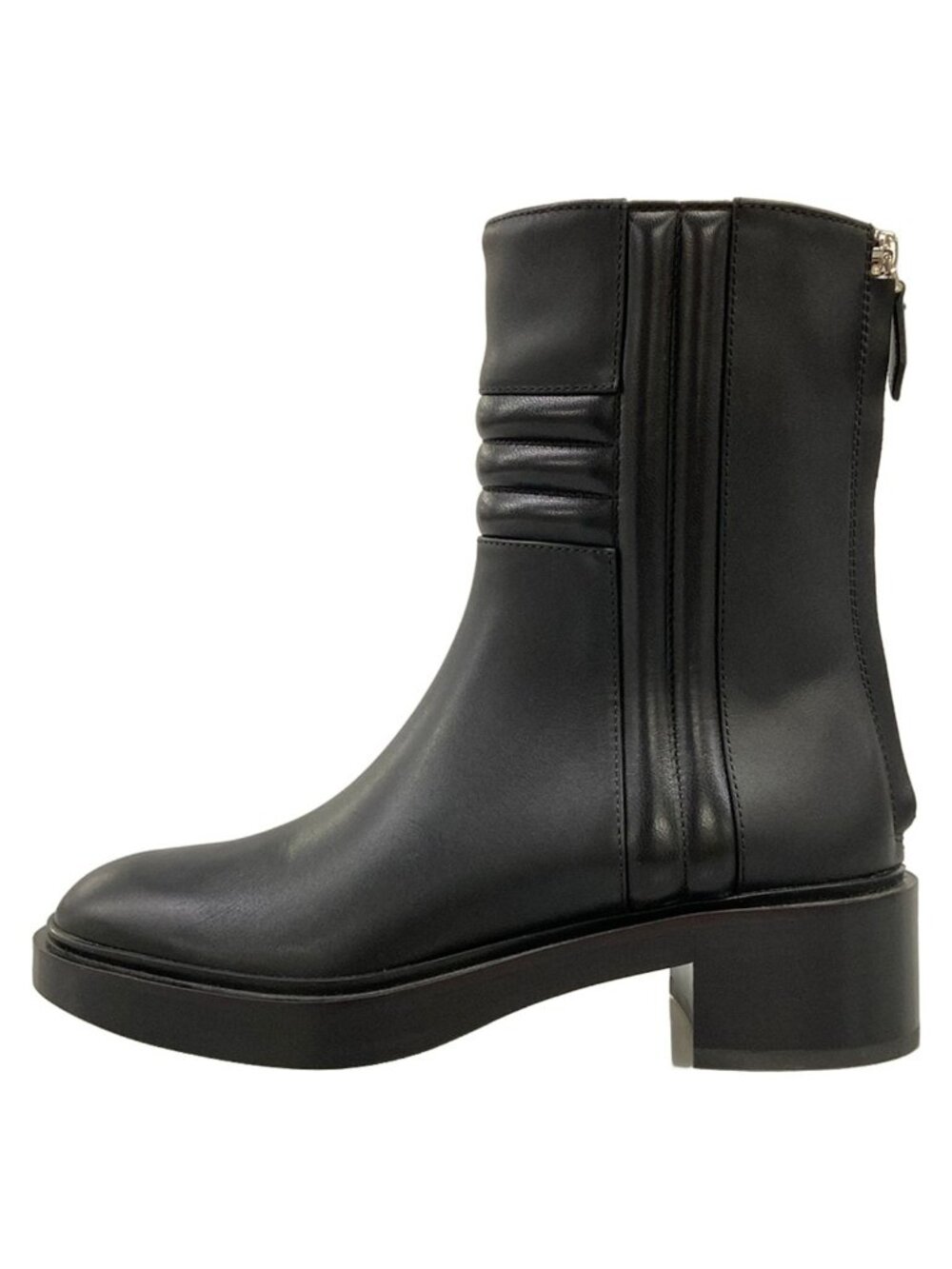 Hermes Short Boots Harper Black Leather